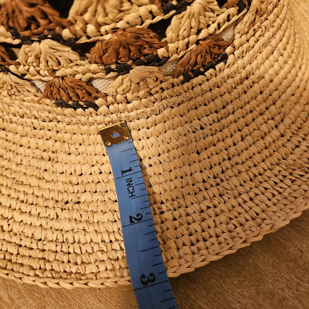 Greenpacha Handwoven Open Weave Sun Hat – Size Small – NWOT - Picture 7 of 10